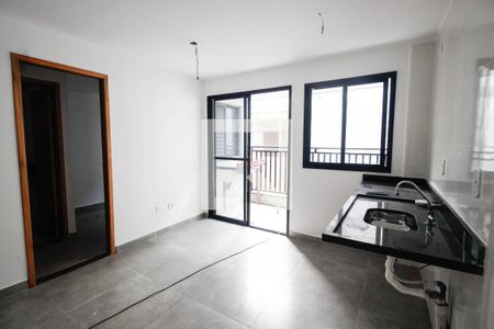 Sala/Cozinha de apartamento à venda com 1 quarto, 37m² em Vila Dom Pedro Ii, São Paulo