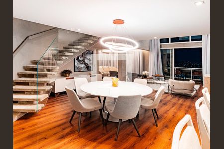 Sala de Jantar de apartamento à venda com 2 quartos, 165m² em Cidade Monções, São Paulo