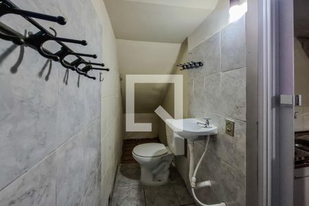 Banheiro de kitnet/studio para alugar com 1 quarto, 25m² em Vila Clementino, São Paulo