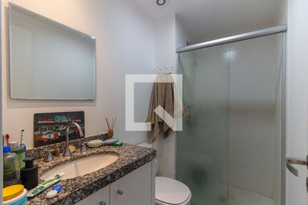 Banheiro de kitnet/studio para alugar com 1 quarto, 26m² em Campos Elíseos, São Paulo