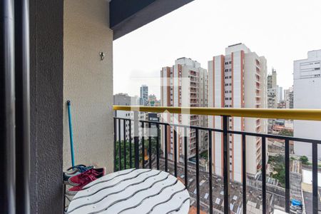 Varanda de kitnet/studio para alugar com 1 quarto, 26m² em Campos Elíseos, São Paulo