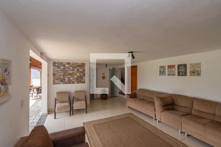 Sala de TV - Piso Inferior de casa de condomínio para alugar com 4 quartos, 499m² em Condomínio Chácara Grota Azul, Hortolândia