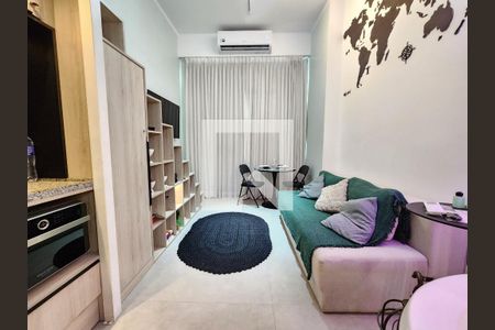 Sala de apartamento à venda com 1 quarto, 27m² em Centro, Rio de Janeiro