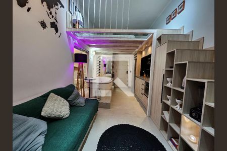Sala de apartamento à venda com 1 quarto, 27m² em Centro, Rio de Janeiro