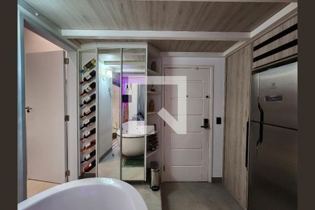 Cozinha de apartamento à venda com 1 quarto, 27m² em Centro, Rio de Janeiro