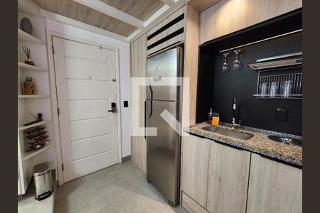 Cozinha de apartamento à venda com 1 quarto, 27m² em Centro, Rio de Janeiro