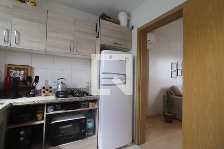 Cozinha de apartamento à venda com 2 quartos, 63m² em São Jorge, Novo Hamburgo