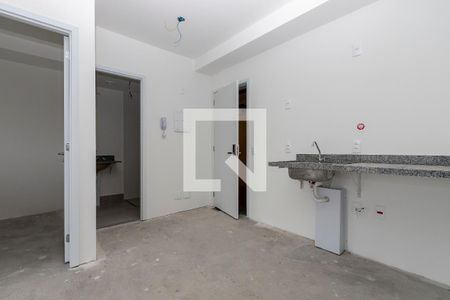 Sala/ Cozinha de apartamento à venda com 2 quartos, 47m² em Santo Amaro, São Paulo