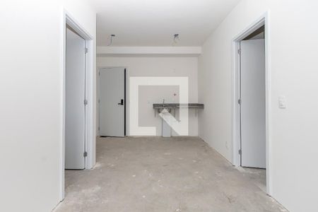 Sala/ Cozinha de apartamento à venda com 2 quartos, 47m² em Santo Amaro, São Paulo