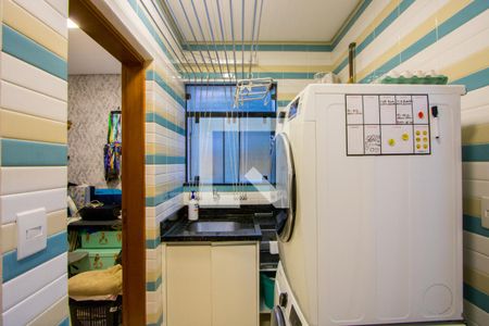 Área de serviço de apartamento à venda com 3 quartos, 142m² em Jardim Bela Vista, Santo André