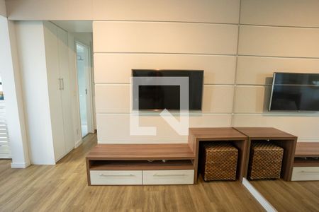 Sala de apartamento para alugar com 1 quarto, 35m² em Campo Belo, São Paulo