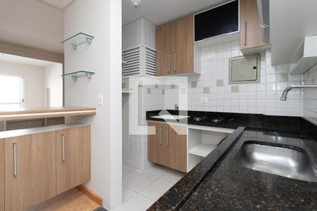 Cozinha e Área de Serviço de kitnet/studio para alugar com 1 quarto, 33m² em Centro, Curitiba