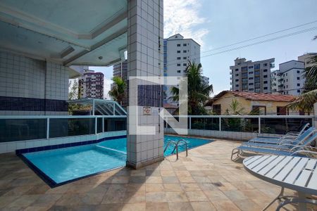 Área comum - Piscina de apartamento para alugar com 2 quartos, 110m² em Cidade Ocian, Praia Grande