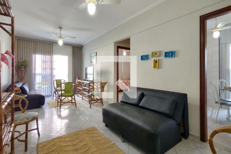 Sala 1 de apartamento para alugar com 2 quartos, 110m² em Cidade Ocian, Praia Grande