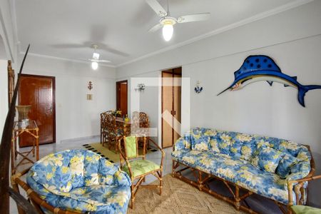 Sala 2 de apartamento para alugar com 2 quartos, 110m² em Cidade Ocian, Praia Grande