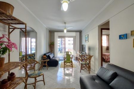 Sala 1 de apartamento para alugar com 2 quartos, 110m² em Cidade Ocian, Praia Grande