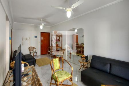 Sala 1 de apartamento para alugar com 2 quartos, 110m² em Cidade Ocian, Praia Grande