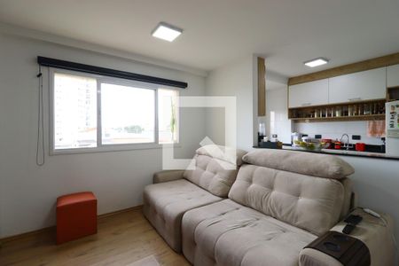 Sala de apartamento à venda com 2 quartos, 58m² em Vila Valparaíso, Santo André