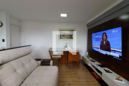 Sala de apartamento à venda com 2 quartos, 58m² em Vila Valparaíso, Santo André