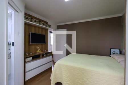 Suíte de apartamento à venda com 2 quartos, 58m² em Vila Valparaíso, Santo André