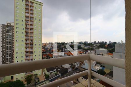 Sacada da Suíte de apartamento à venda com 2 quartos, 58m² em Vila Valparaíso, Santo André
