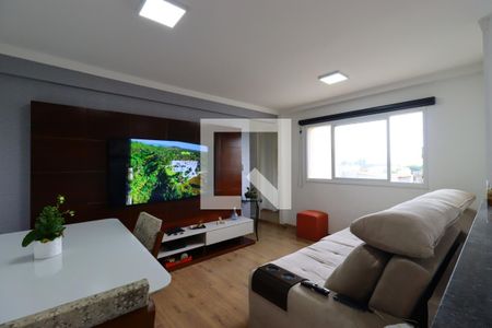 Sala de apartamento à venda com 2 quartos, 58m² em Vila Valparaíso, Santo André