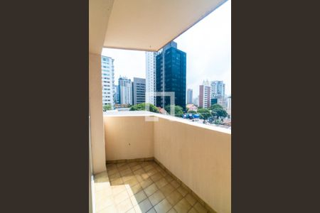 Sacada Sala de apartamento para alugar com 1 quarto, 50m² em Vila Clementino, São Paulo