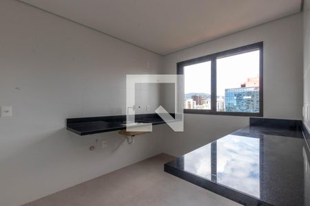 Cozinha de apartamento à venda com 2 quartos, 110m² em Lourdes, Belo Horizonte