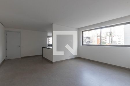 Sala de apartamento à venda com 2 quartos, 80m² em Funcionários, Belo Horizonte
