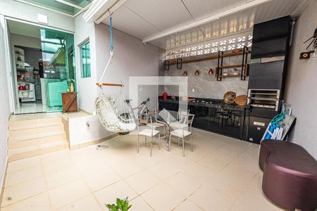 Área privativa e espaço Gourmet de casa para alugar com 3 quartos, 130m² em Santa Amelia, Belo Horizonte