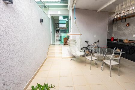 Área privativa e espaço Gourmet de casa para alugar com 3 quartos, 130m² em Santa Amelia, Belo Horizonte