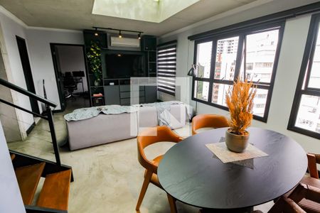 Sala de apartamento à venda com 1 quarto, 140m² em Vila Suzana, São Paulo