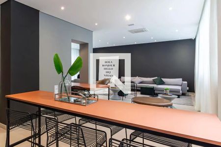 Área comum de kitnet/studio à venda com 1 quarto, 26m² em Consolação, São Paulo