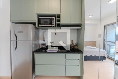 Cozinha de kitnet/studio à venda com 1 quarto, 26m² em Consolação, São Paulo