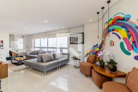 Sala de Estar de apartamento à venda com 3 quartos, 170m² em Santa Cecilia, São Paulo