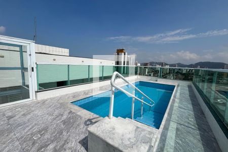 Área comum - Piscina de apartamento para alugar com 2 quartos, 65m² em Macuco, Santos