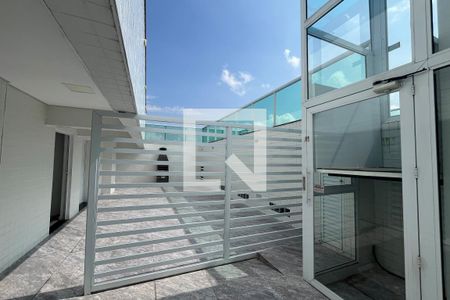 Área comum - Churrasqueira de apartamento para alugar com 2 quartos, 65m² em Macuco, Santos