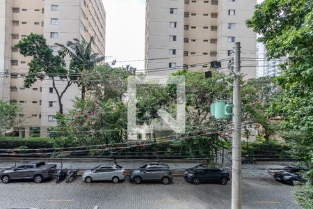 Vista da Varanda de apartamento à venda com 1 quarto, 31m² em Santo Amaro, São Paulo