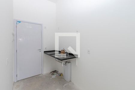 Sala/Cozinha de apartamento à venda com 1 quarto, 31m² em Santo Amaro, São Paulo