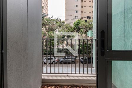 Varanda de apartamento à venda com 1 quarto, 31m² em Santo Amaro, São Paulo