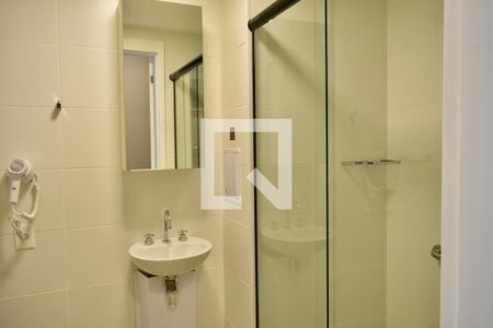 Studio Banheiro de kitnet/studio para alugar com 1 quarto, 27m² em Vila Clementino, São Paulo