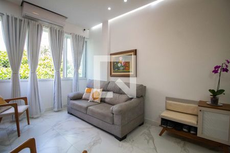 Sala de apartamento à venda com 2 quartos, 70m² em Gávea, Rio de Janeiro