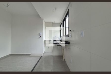 Cozinha de apartamento à venda com 2 quartos, 78m² em Vila Progresso, Santo André