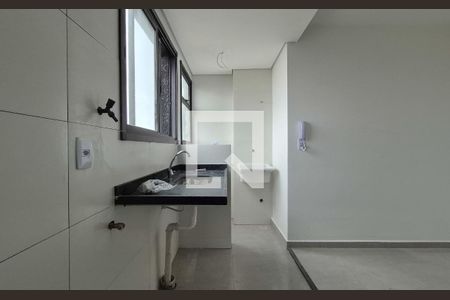 Cozinha de apartamento à venda com 2 quartos, 42m² em Vila Progresso, Santo André
