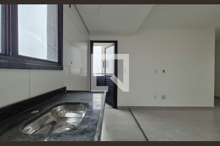 Cozinha de apartamento à venda com 2 quartos, 42m² em Vila Progresso, Santo André