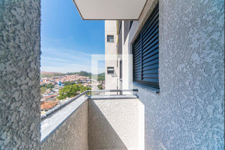 Varanda da Sala de apartamento à venda com 2 quartos, 42m² em Vila Progresso, Santo André
