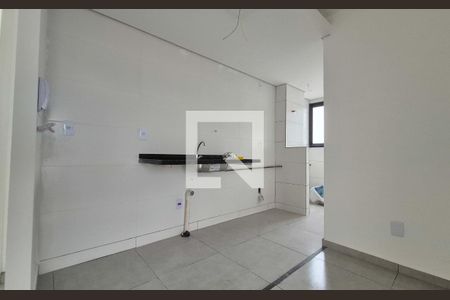 Cozinha de apartamento à venda com 2 quartos, 45m² em Vila Progresso, Santo André