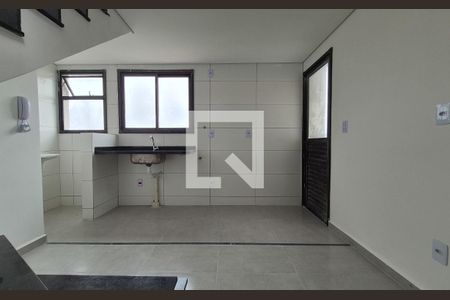 Sala de apartamento à venda com 2 quartos, 85m² em Vila Progresso, Santo André