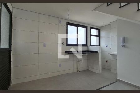 Cozinha de apartamento à venda com 2 quartos, 85m² em Vila Progresso, Santo André
