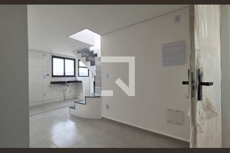 Sala de apartamento à venda com 2 quartos, 85m² em Vila Progresso, Santo André